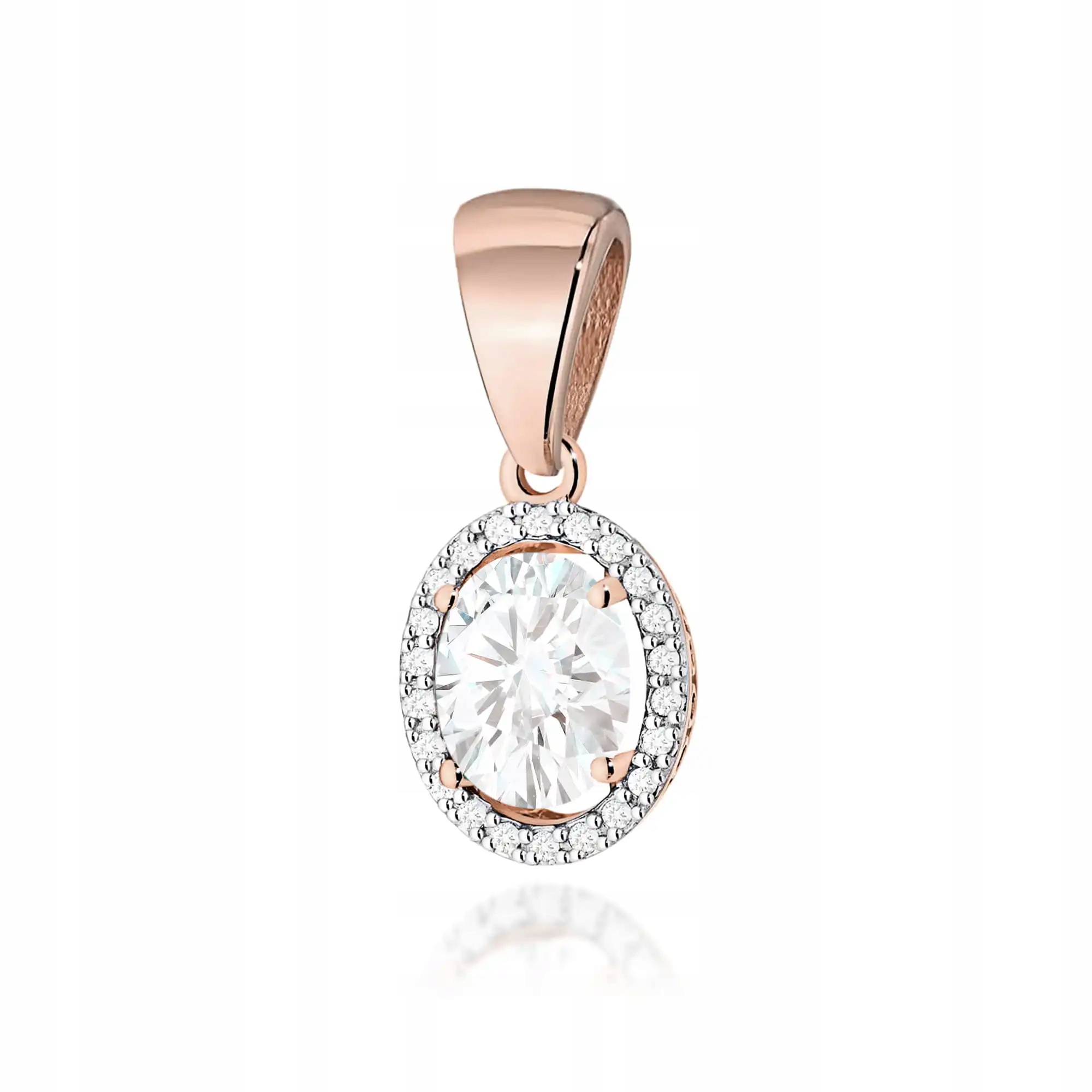 Přívěsek ze zlata 585 s diamantem z růžového zlata je elegantní jako dárek