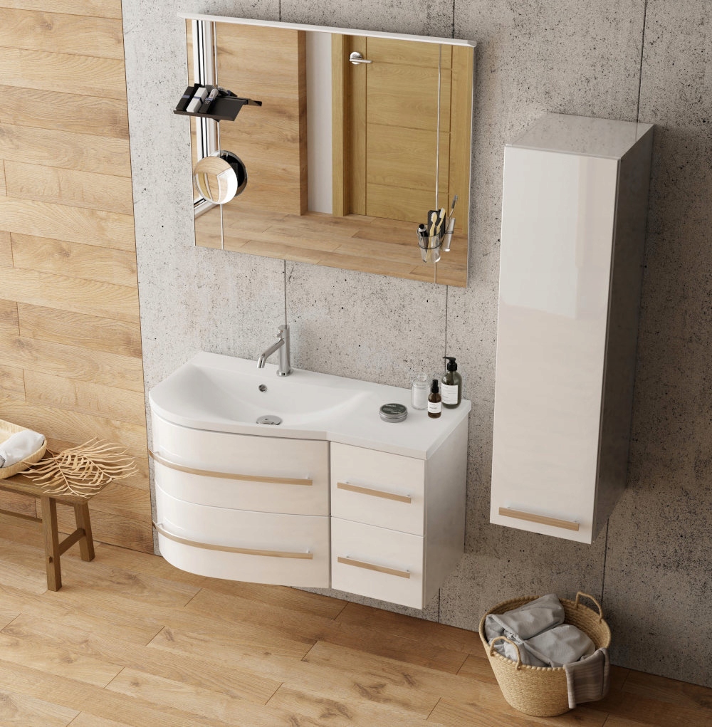 ORISTO OPAL UMYWALKA SZAFKA OR30-SD4S-90-1-L BIAŁA Marka Oristo