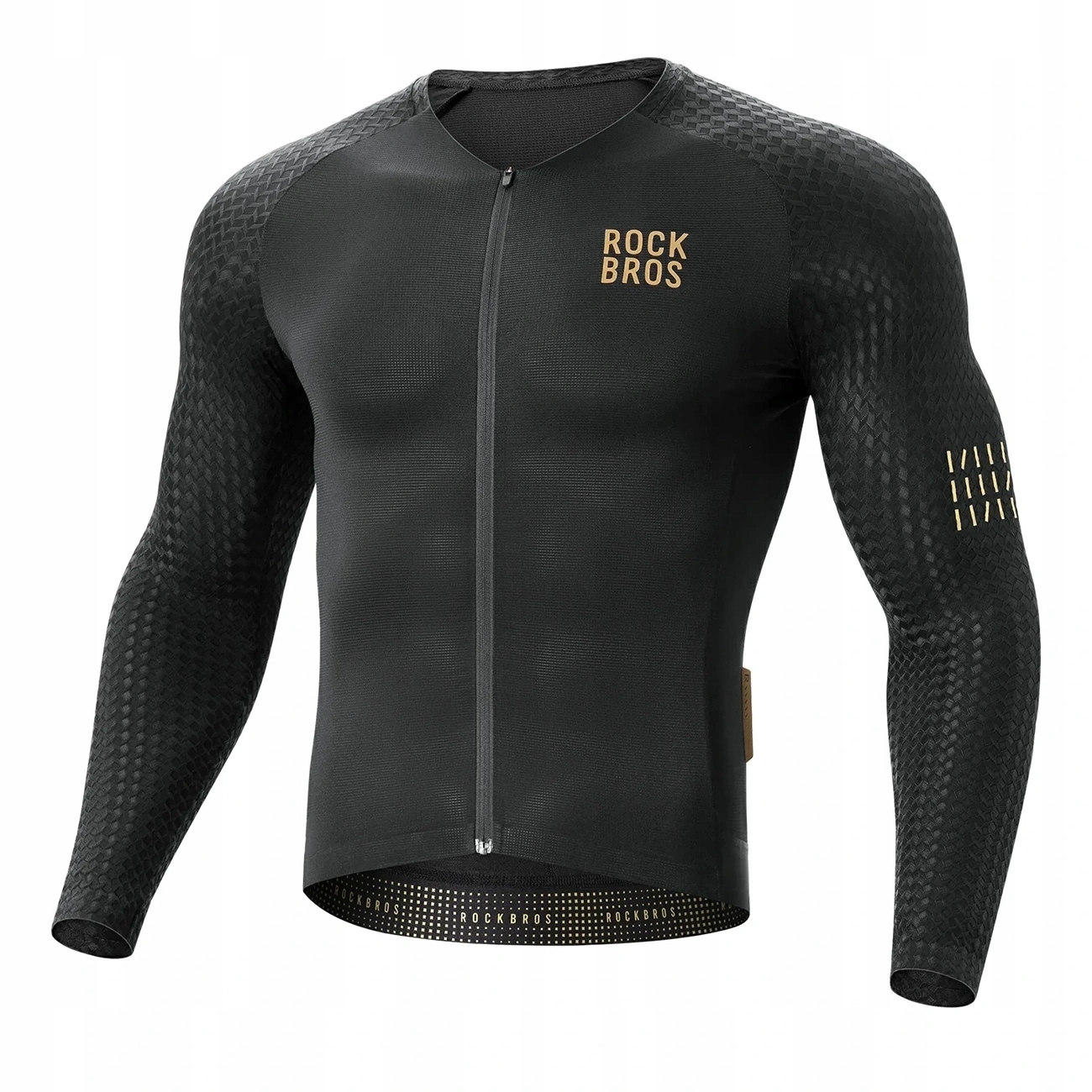 Koszulka rowerowa Rockbros YDCX008 Diamond z długim rękawem rozmiar S cza