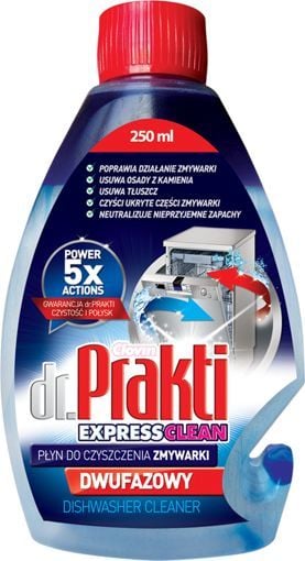 

Prakti płyn do czyszczenia zmywarek dwufazowy 250m