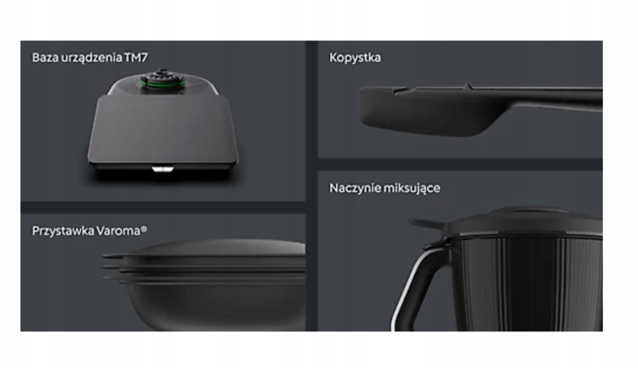 THERMOMIX TM7 COOKIDOO 2000W VORWERK od ręki Tryby pracy pulsacyjny turbo