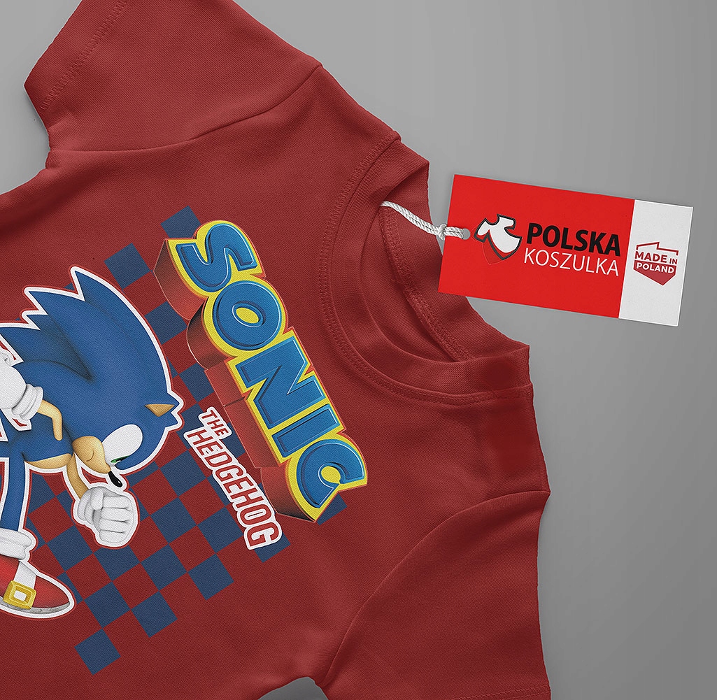 T-SHIRT KOSZULKA DLA DZIECKA SONIC 140 SUPER JAKOŚĆ Rozmiar inny