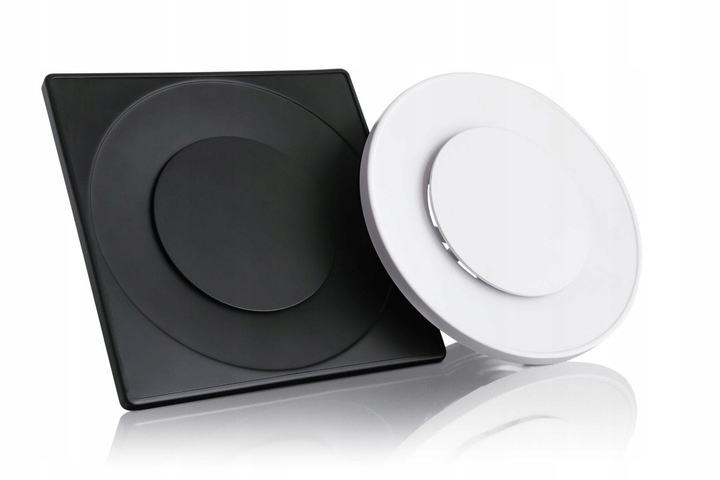 Anemostat nawiewno-wywiewny ASKV fi 150 czarny mat Średnica otworu (mm) 150