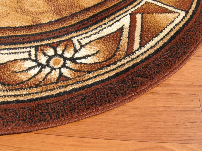 DYWAN NOWOCZESNY OWALNY BRĄZOWY 120x170 ELIPSA OB1 Długość 170 cm