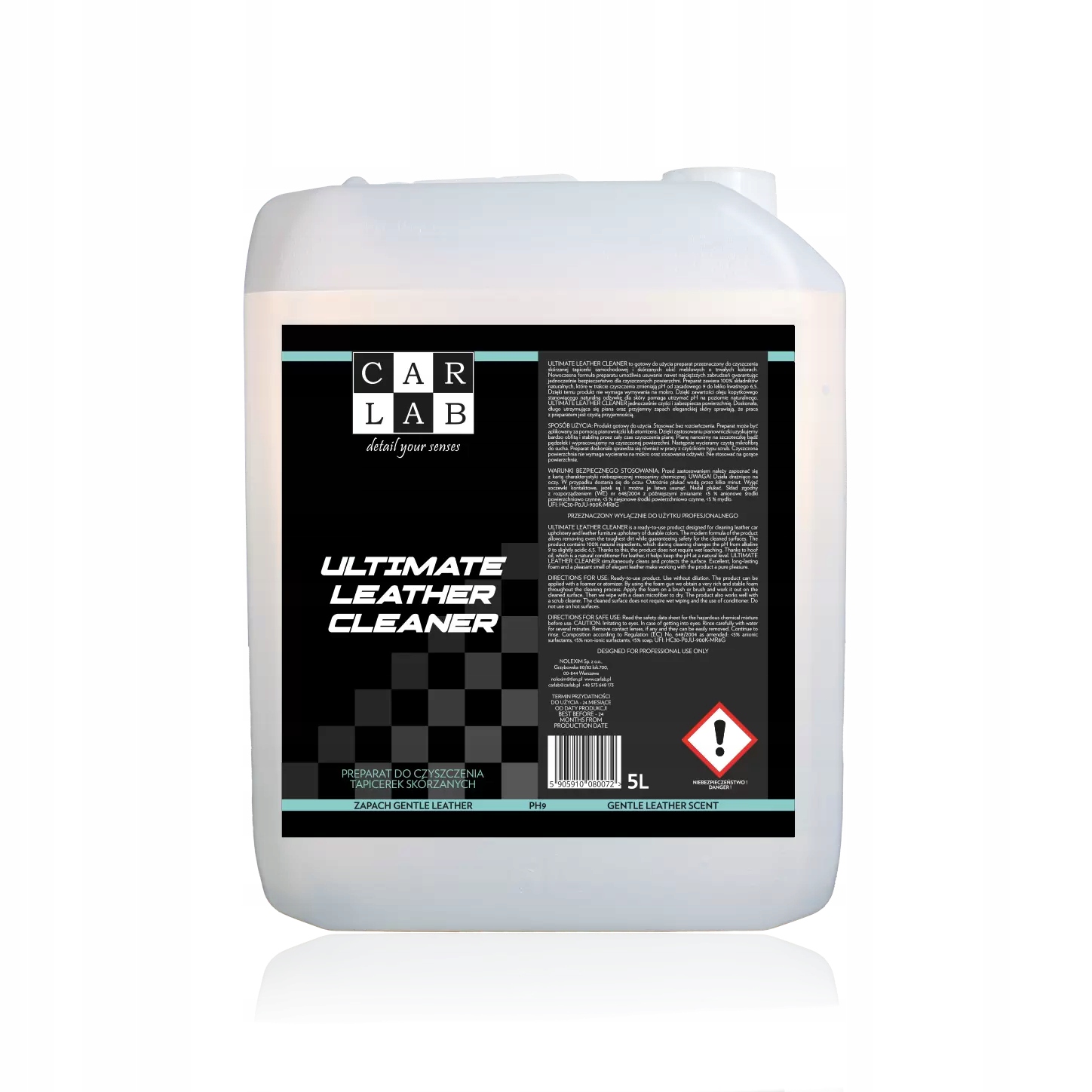 Carlab Ultimate čistič kože 5l