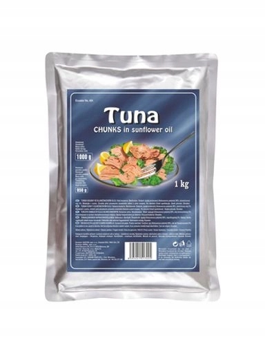 Levně 2 x Tuňák kousky ve slunečnicovém oleji 1 kg Giana