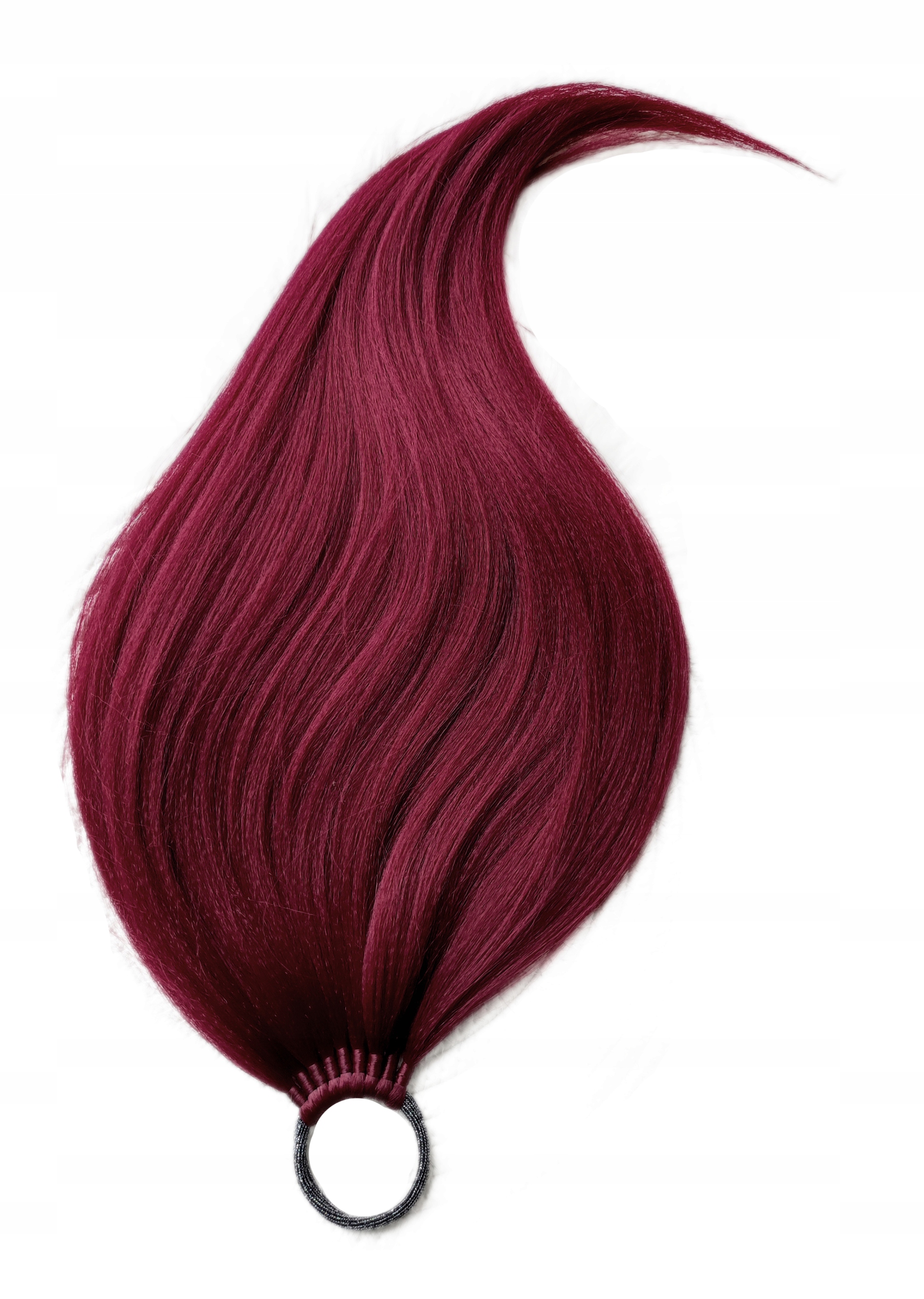 Připínací poník na gumičce, Příčesek, bordó, Pánská Třešnička, 80 cm