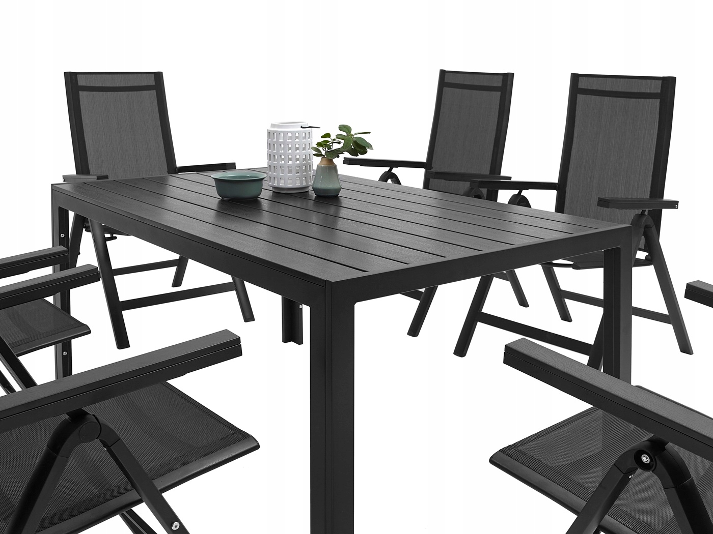 MEBLE OGRODOWE ZESTAW STÓŁ 6+1 NA TARAS BALKON Producent MAT-COMPANY