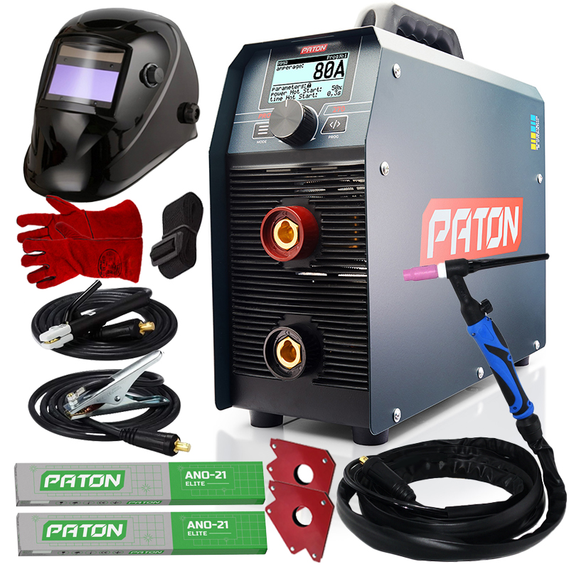 Spawarka Inwertorowa 270A Elektrodowa Paton Pro 270 Mma Tig DC 400V Zestaw