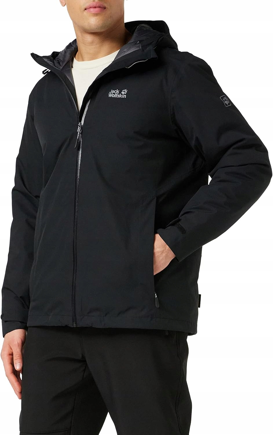3254 Pánská Zimní Bunda Jack Wolfskin Argon Storm Jacket Černá 20K/15K S