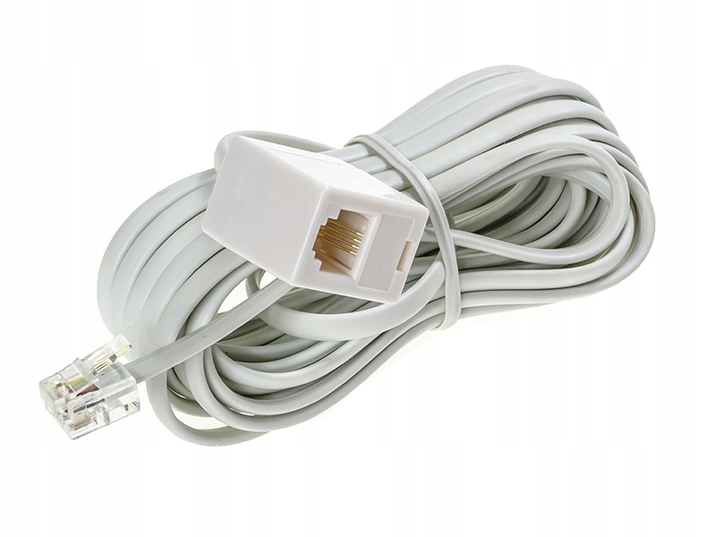 

Przedłużacz telefoniczny wtyk na gniazdo 6p4c 7,5m