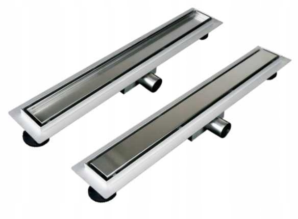 Lineární odtok Balneo Duplex Next Inox 80 cm Nerezová Ocel