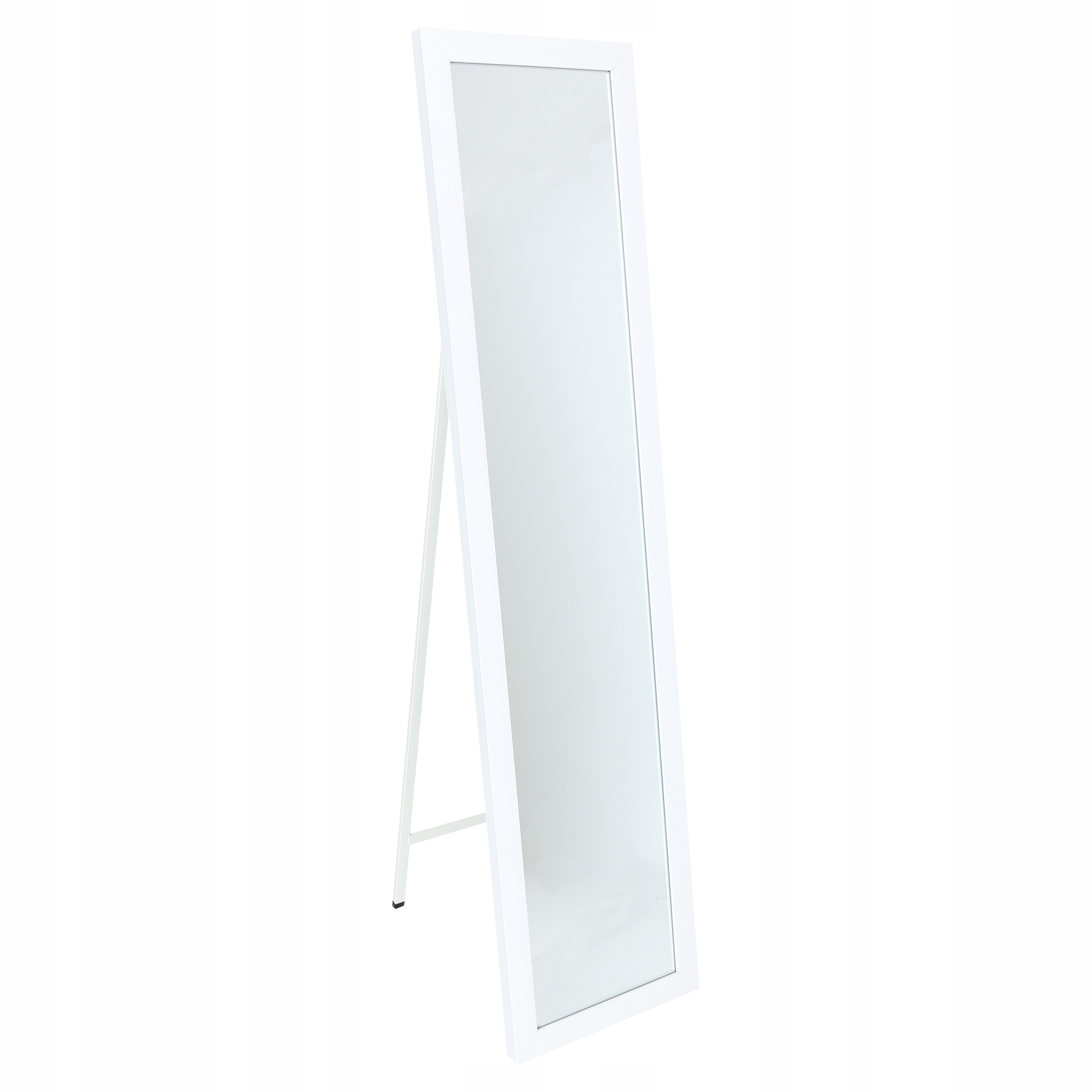 Veľké Stojace Zrkadlo Plast 35,6 X 155,6 CM Biele