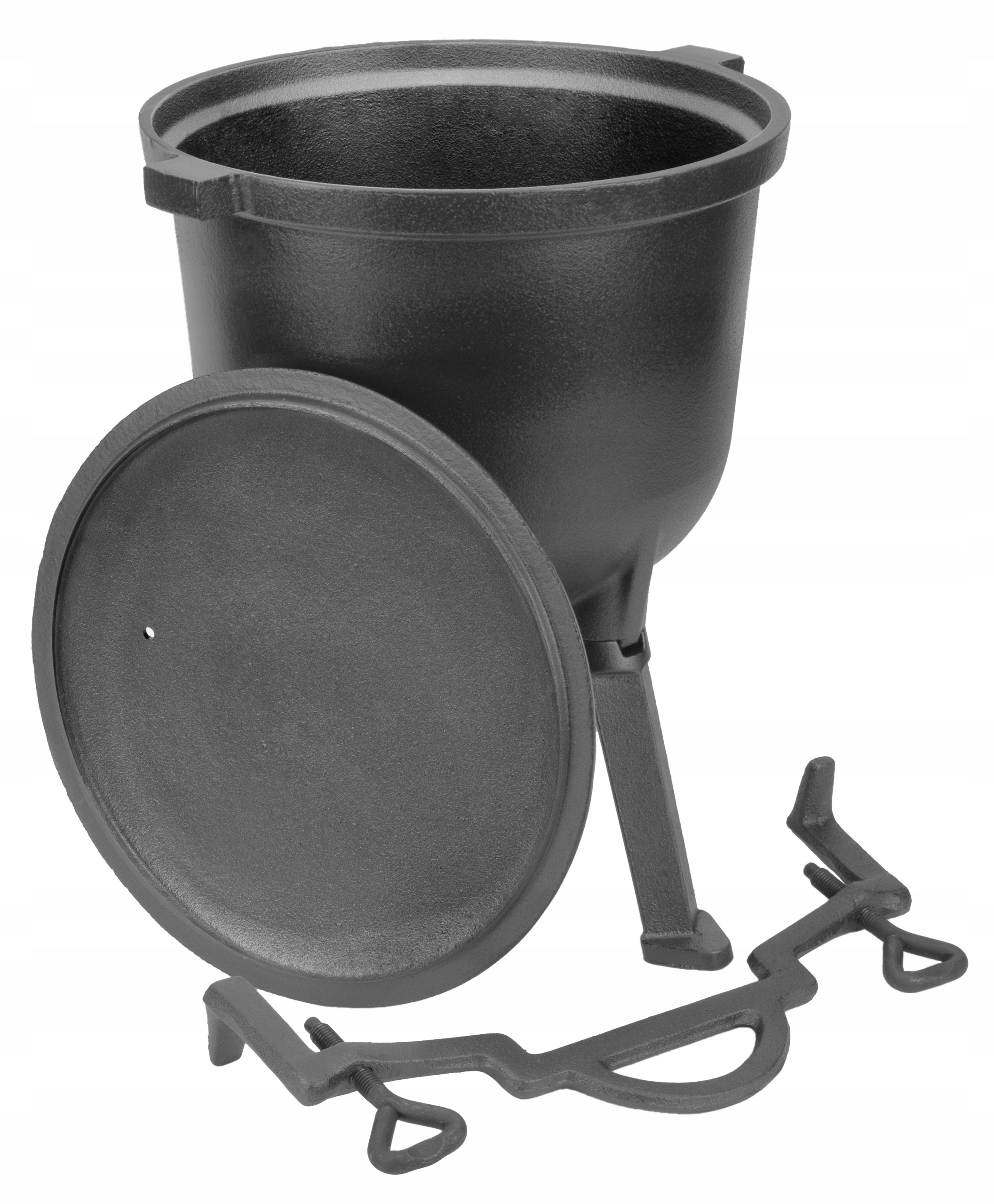 Kociołek myśliwski żeliwny 4L GARNEK węgierski na ognisko grill pieczonki Rodzaj brak informacji