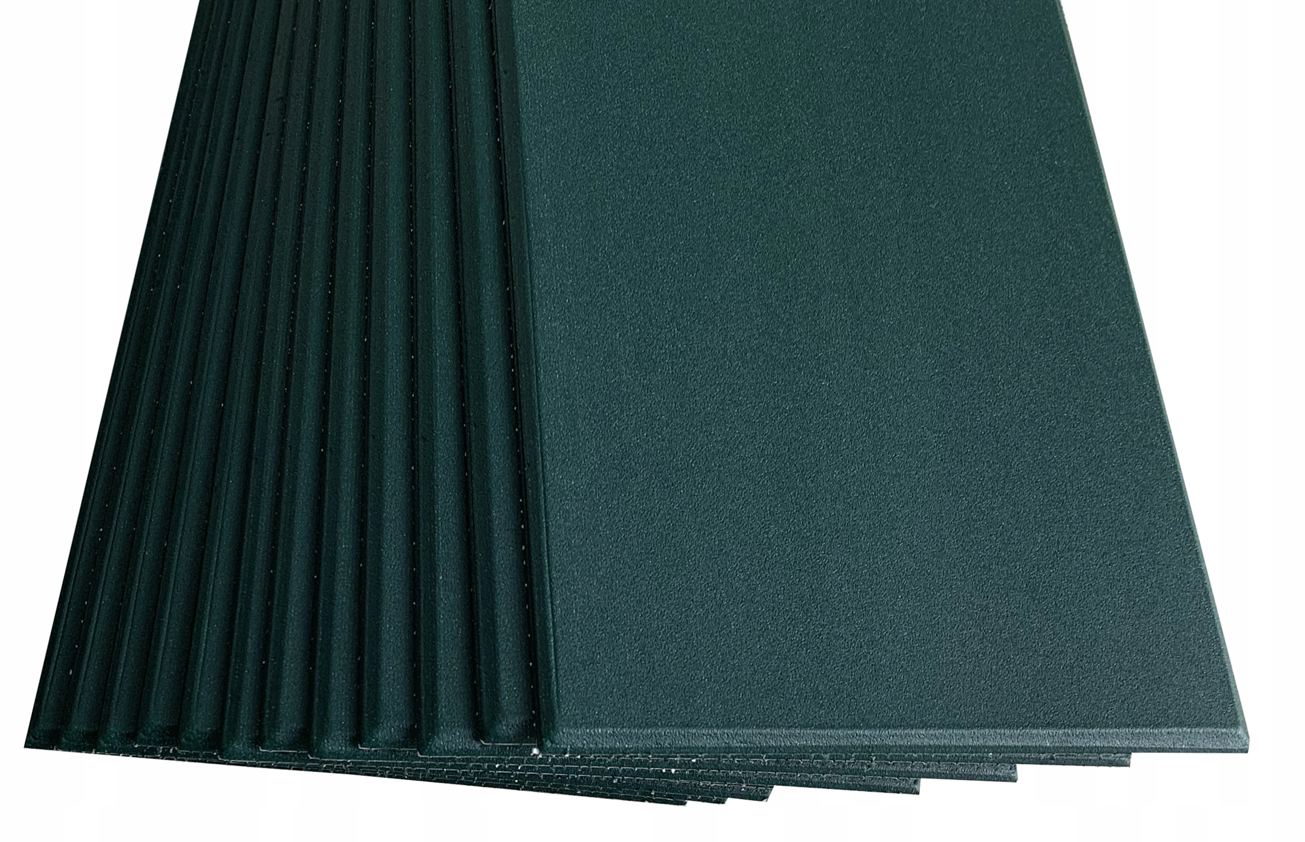 Zielone KASETONY ŚCIENNE PANELE piankowe Pz 12szt Długość 100 cm