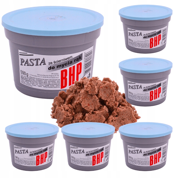 

Pasta Do Mycia Rąk Bhp Ścierna Piaskowa 6X500G