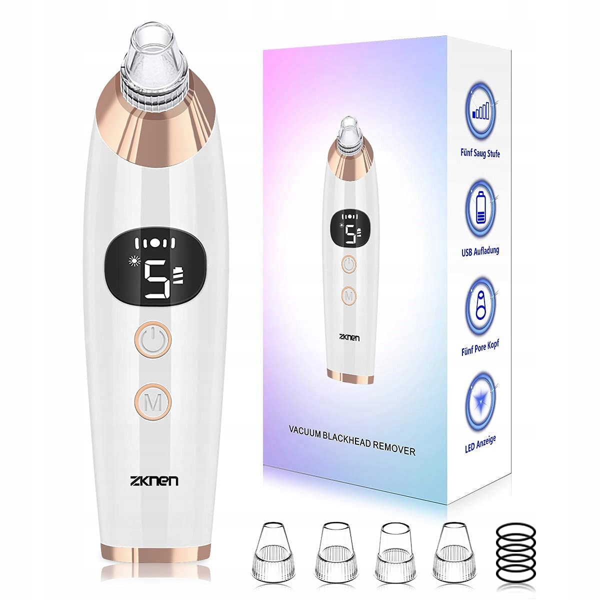 ODKURZACZ DO WĄGRÓW, zaskórników porów ZKNEN VACUMM BLACKHEAD ATG-29