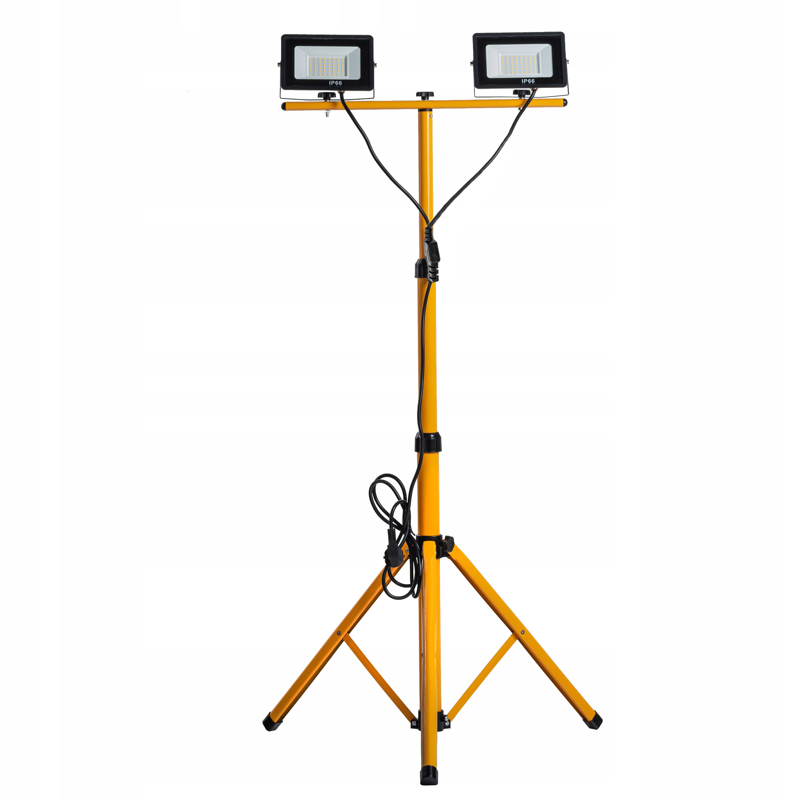 Стенд 2x 30W галогенний тонкий прожектор з вилкою