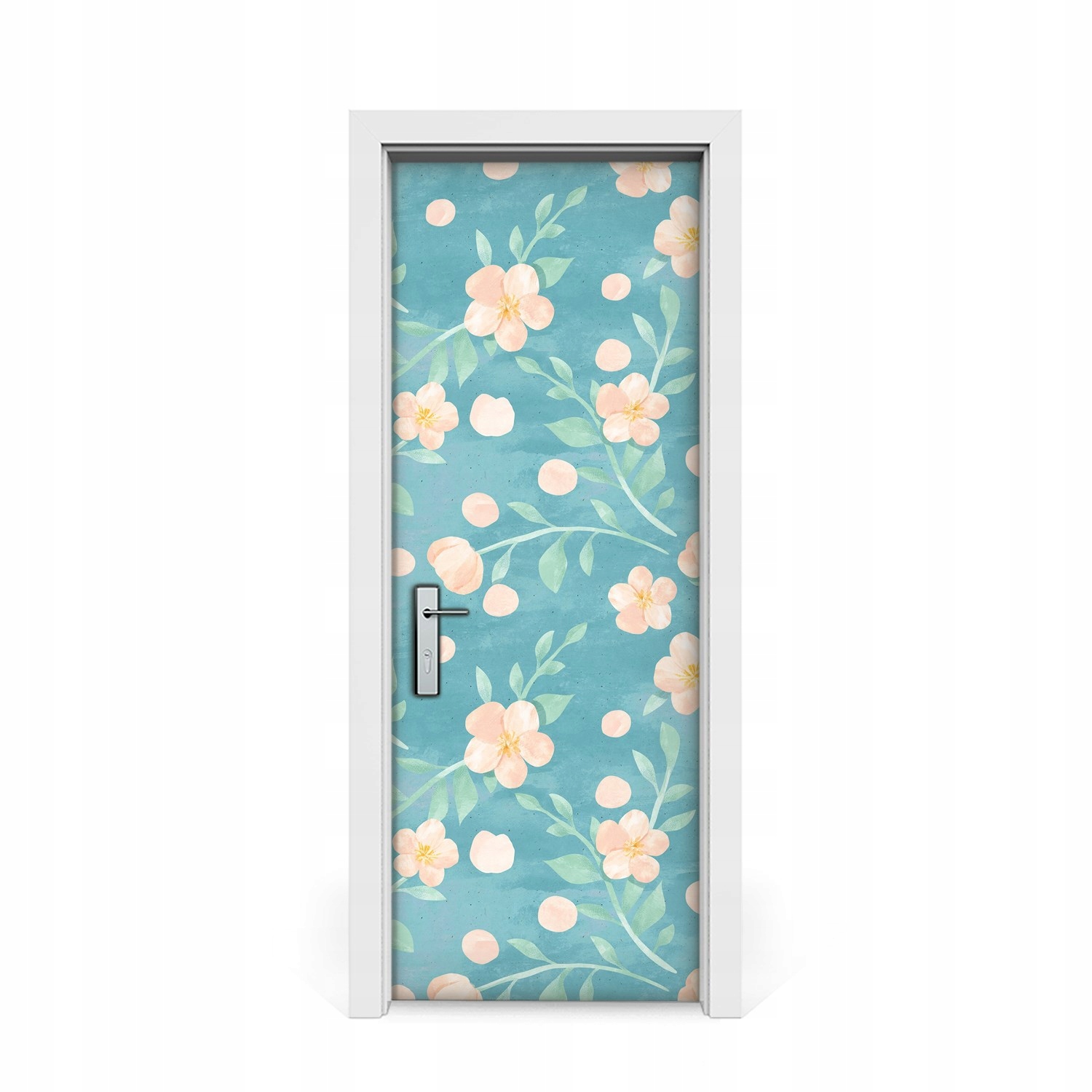 

Naklejka na drzwi Delikatne pastelowe kwiaty