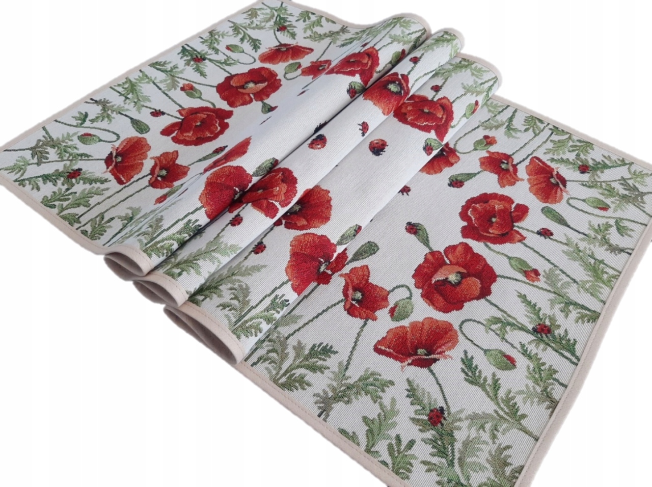 

Bieżnik Dekoracyjny Serweta Maki Łąka 40x100cm 759