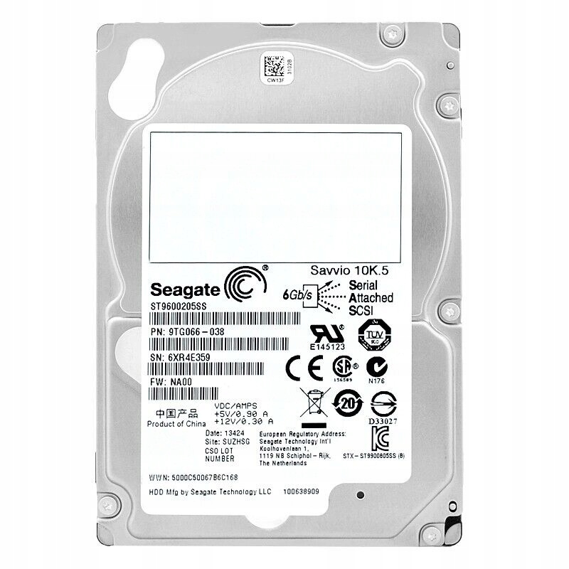 新しい???600?GB 10000rpm 64?MBバッファ、SAS、2.5インチ???st9600205ss tf8su2k Dysk twardy Seagate Savvio 600GB SAS 2,5 10000 RPM