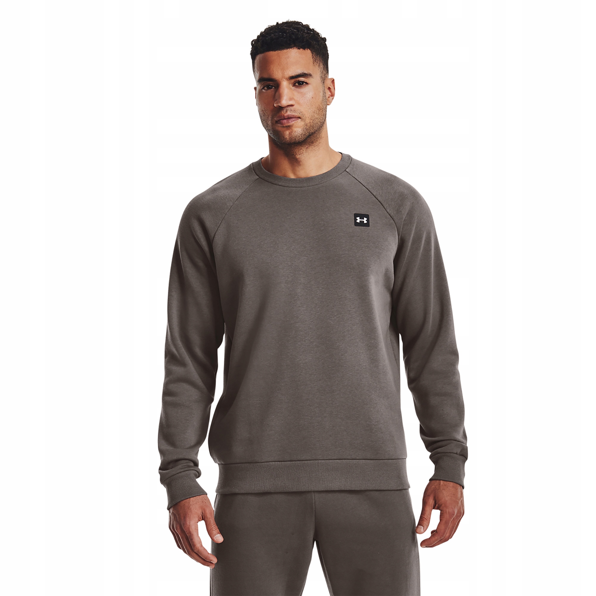 Pánska mikina Under Armour Rival Fleece Crew brown XXL