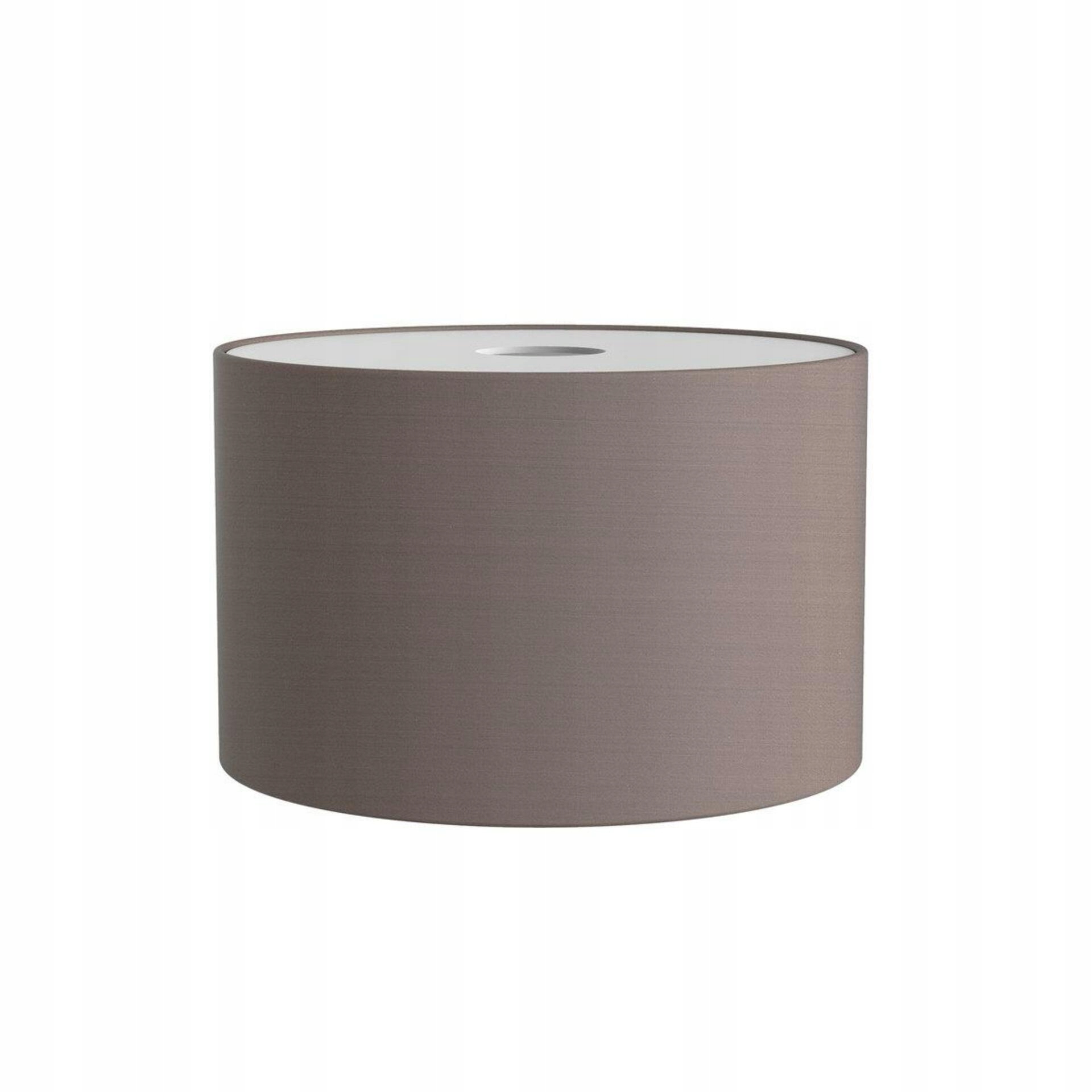 Astro Drum 250 tienidlo, E27, hnedá, textil, priemer 250 mm, difúzor