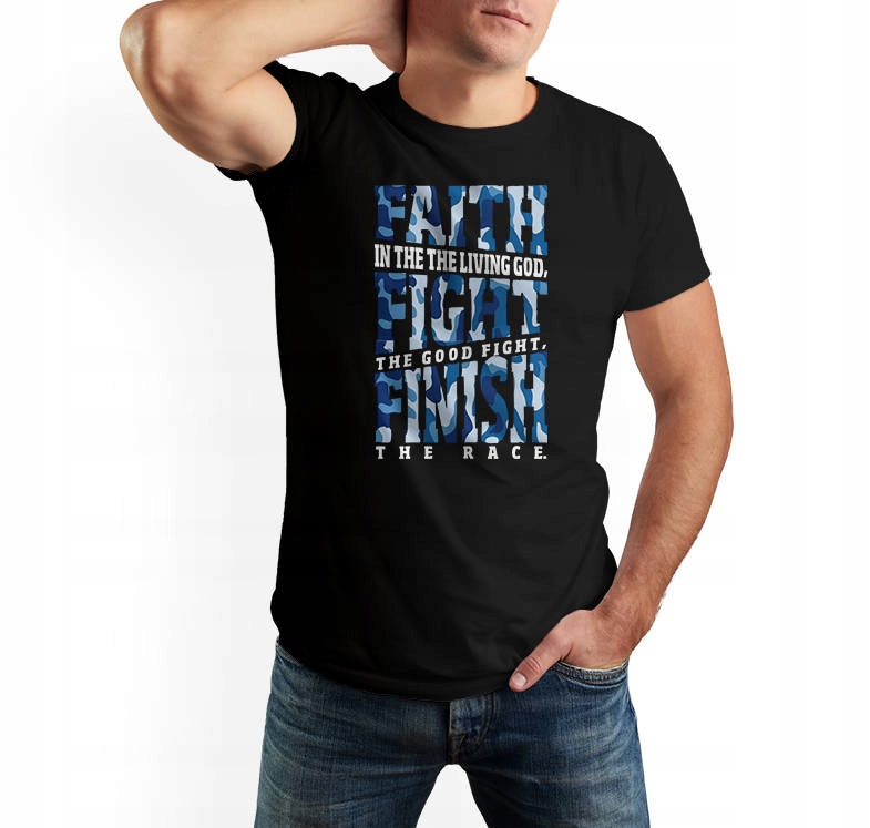 

Koszulka męska Faith In God t-shirt Religijny 4XL