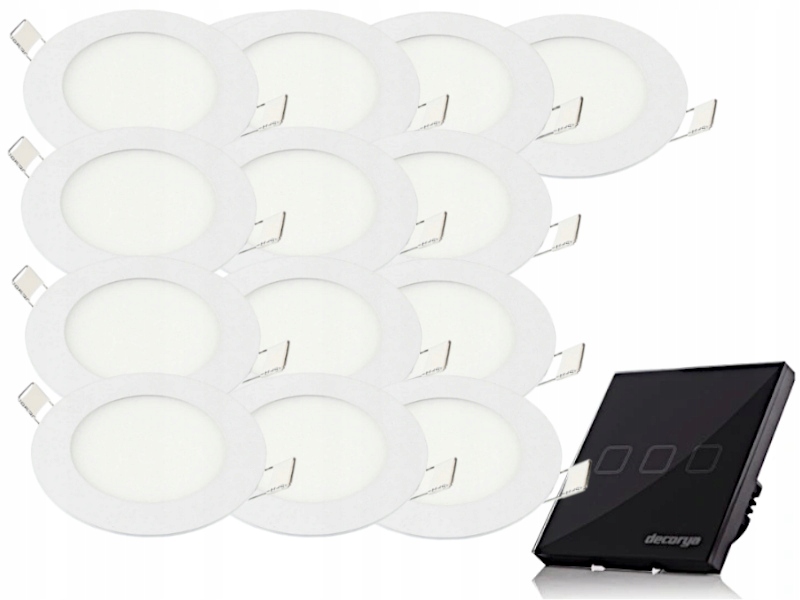 Moderní sada panelů Halogen 3W 13x spínač