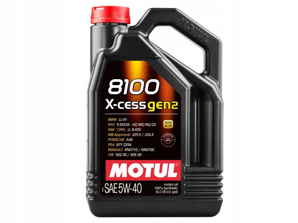Olej silnikowy Motul 8100 4L 5W40 Api Sp Acea A3/B4 Bmw LL-01 Chrysler