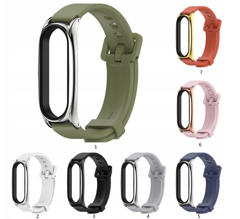 

Pasek Opaska Xiaomi Mi Band 3 4 5 6 Gama kolorów