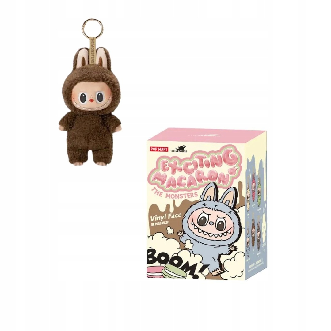 Labubu Pop Mart The Monsters Exciting Macaron Brelok Liczba sztuk 15 szt.