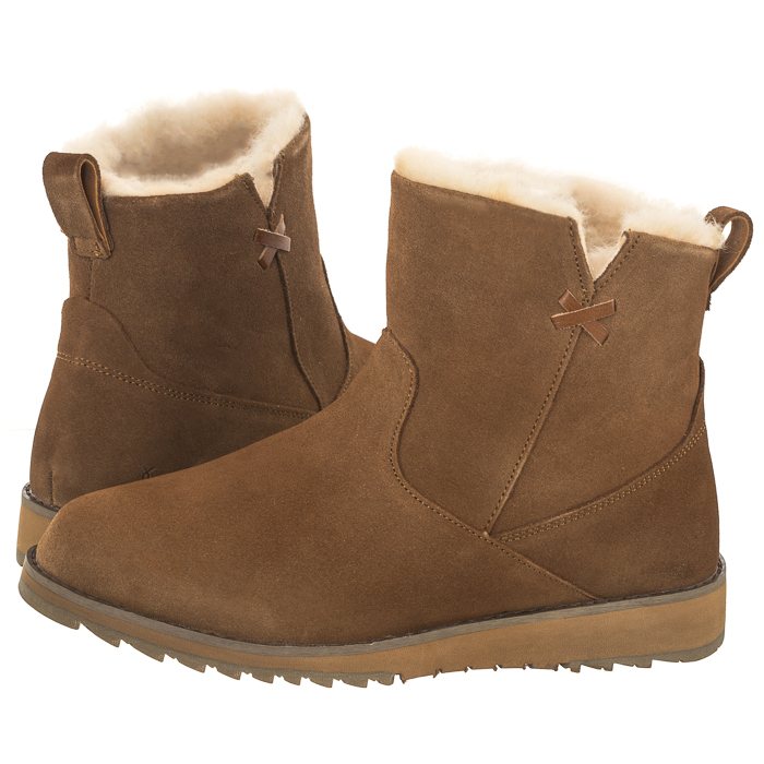 Kotníkové Boty Emu Australia Beach Mini 2.0 Chesnut Hnědé