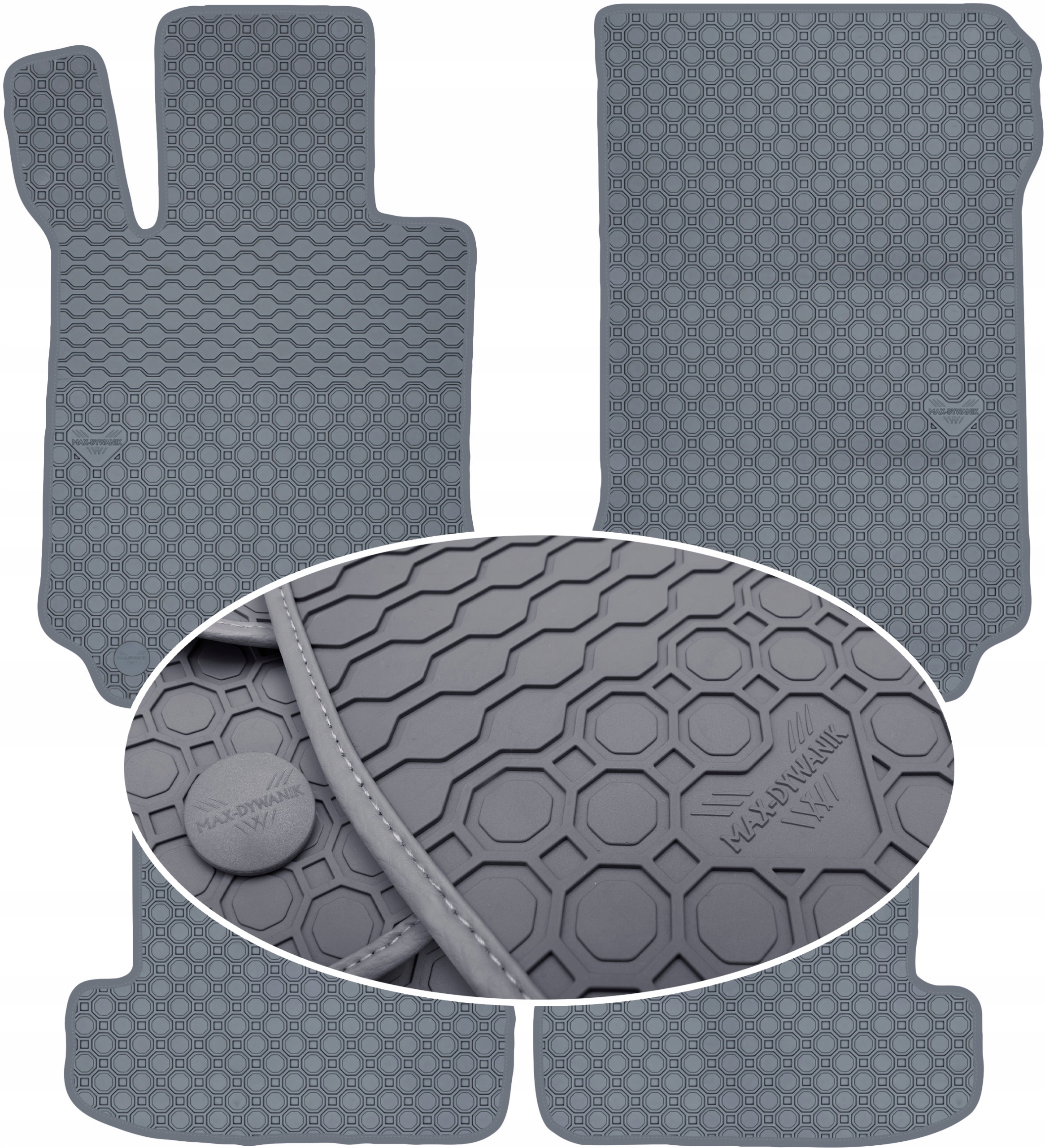 E-trieda W207 Coupe 2009-2017 Koberce Šedé