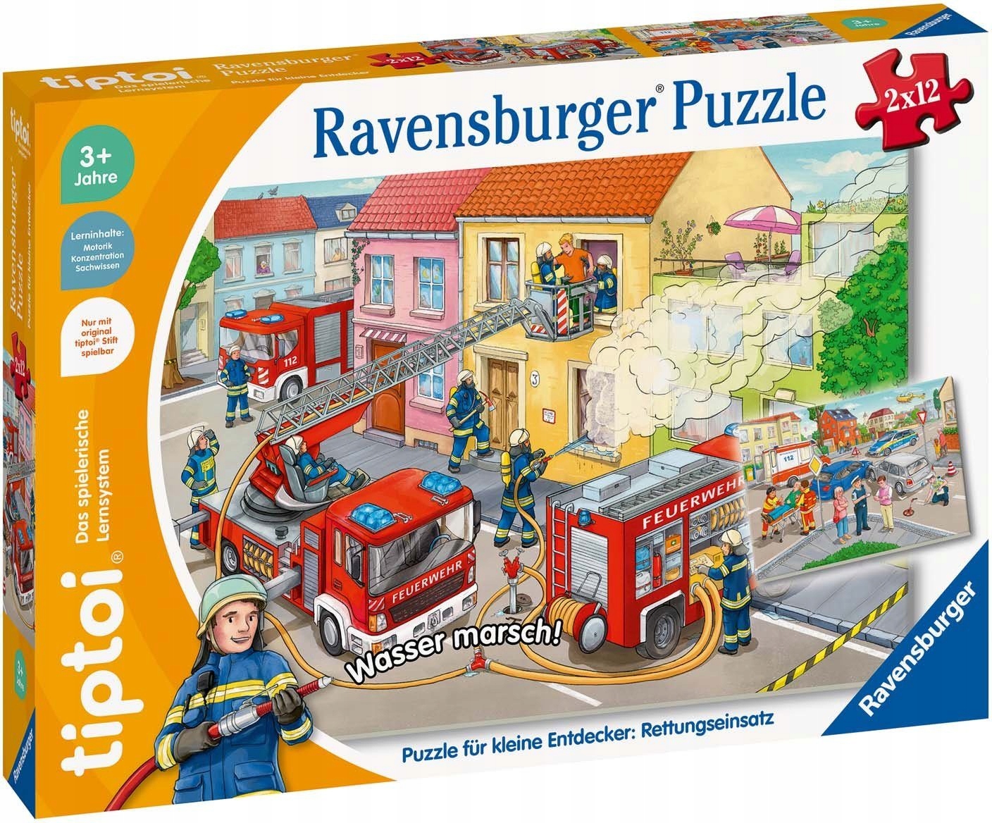 

Ravensburger Służby Ratownicze Puzzle 2x12 El.