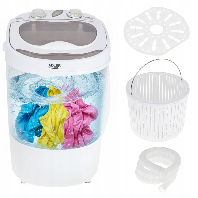 Pralka Wirnikowa Z Wirówką Typu Frania Domowa Turystyczna Przenośna 3KG