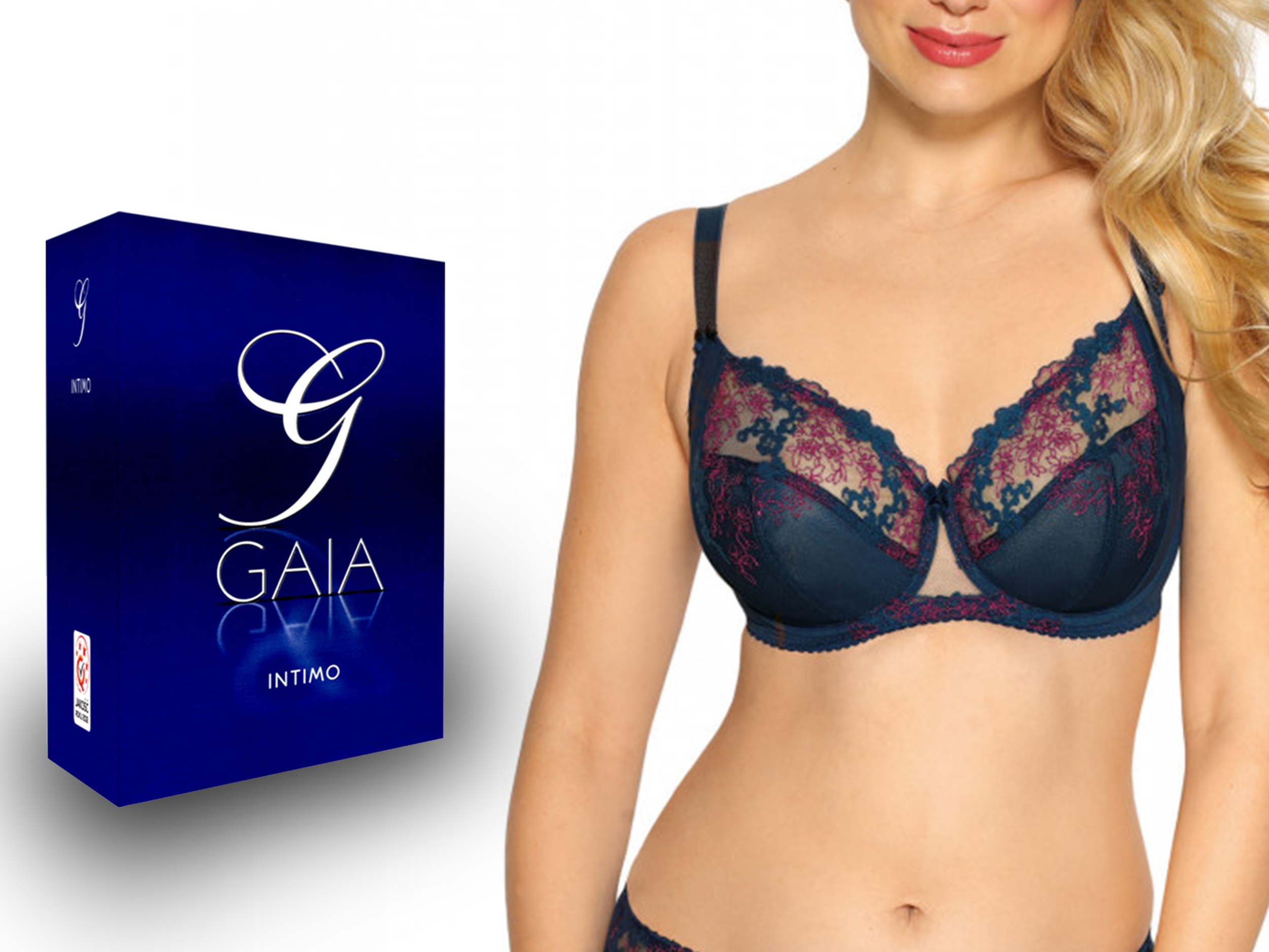 

Gaia Roberta 994 miękki biustonosz Nocny Ogród 95C