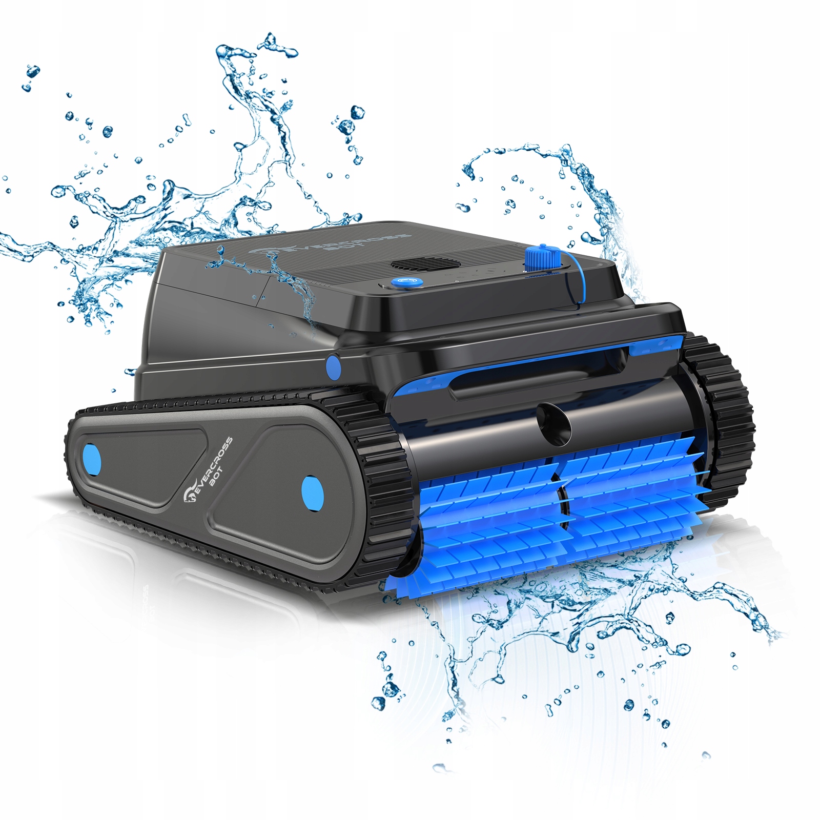 Robotický čistič bazénov Evercross Bot U8 na podlahu a steny Waterline Black