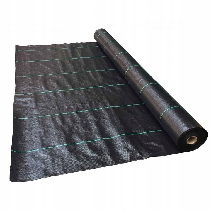Agrotkanina 4,2x30m czarna na chwasty 100g +kołki