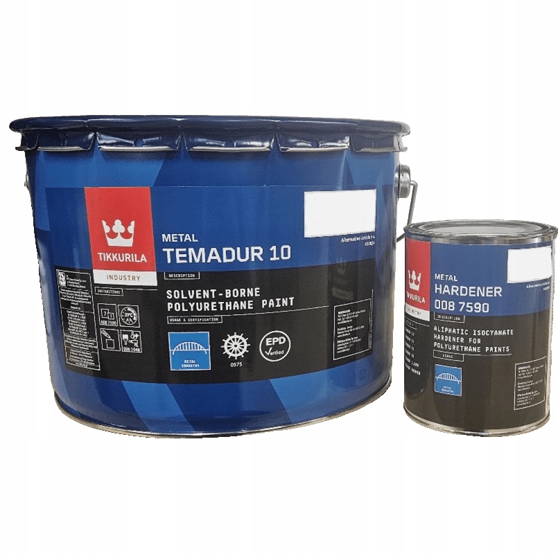 Tikkurila Temadur 10 9L [tcl] Farba poliuretanowa Matowa