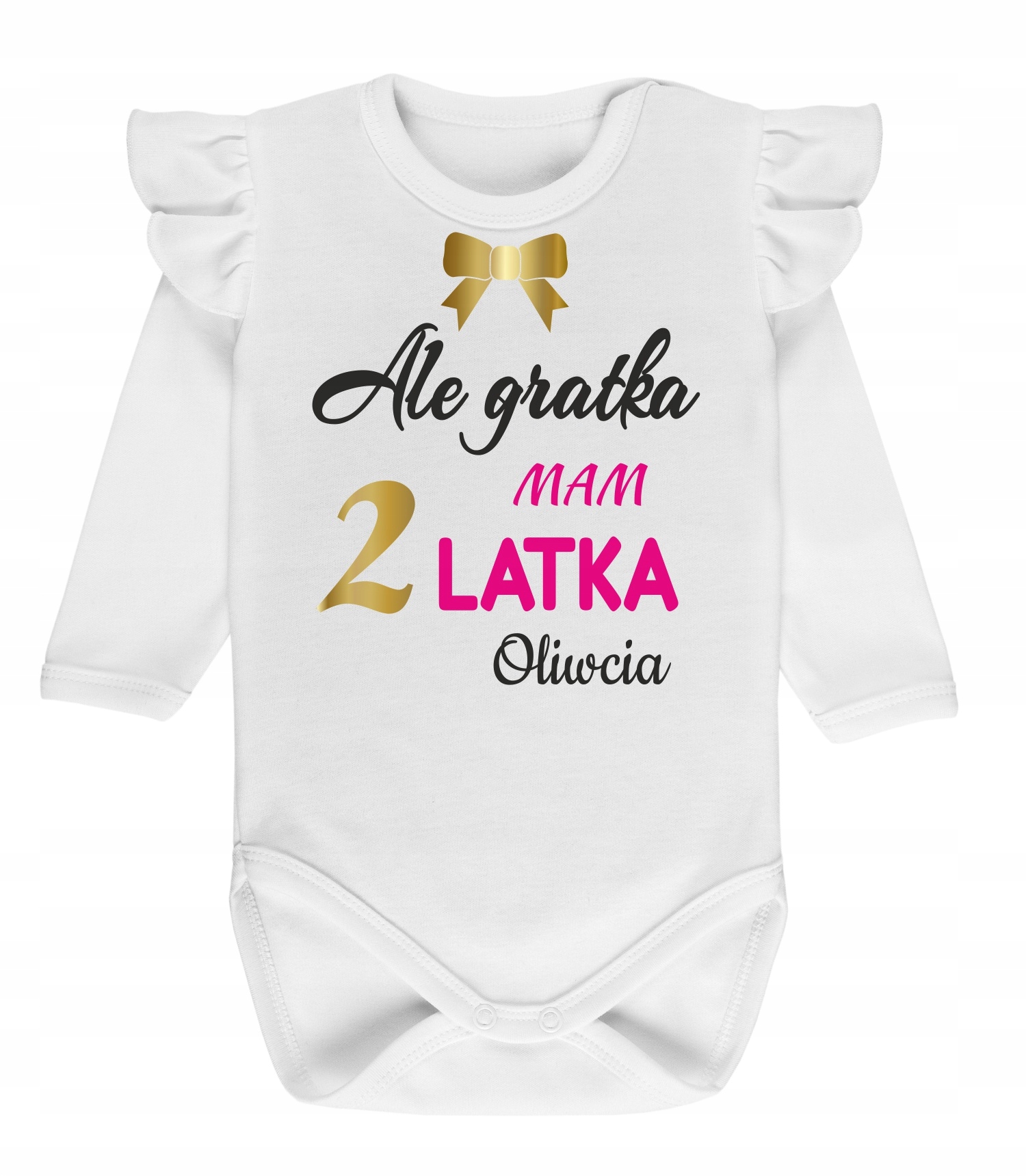 

Body z falbanką, mam dwa latka 2 urodziny, imię 98