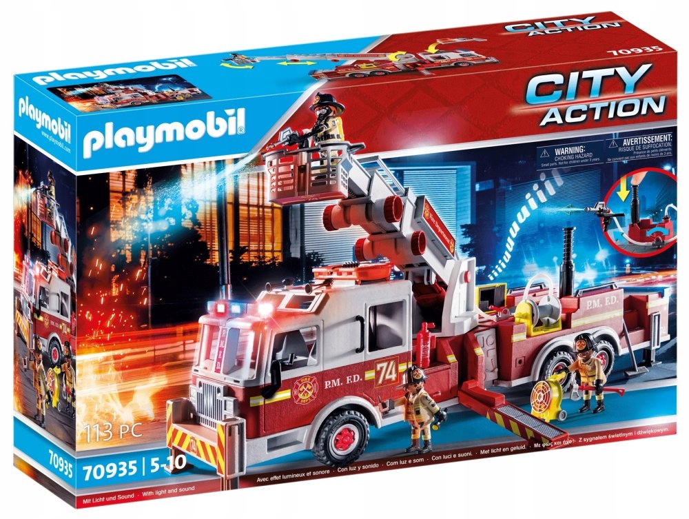 Playmobil 消防署セット 9462 181パーツ Playmobil 消防署セット 9462 181パーツ Playmobil 消防署セット