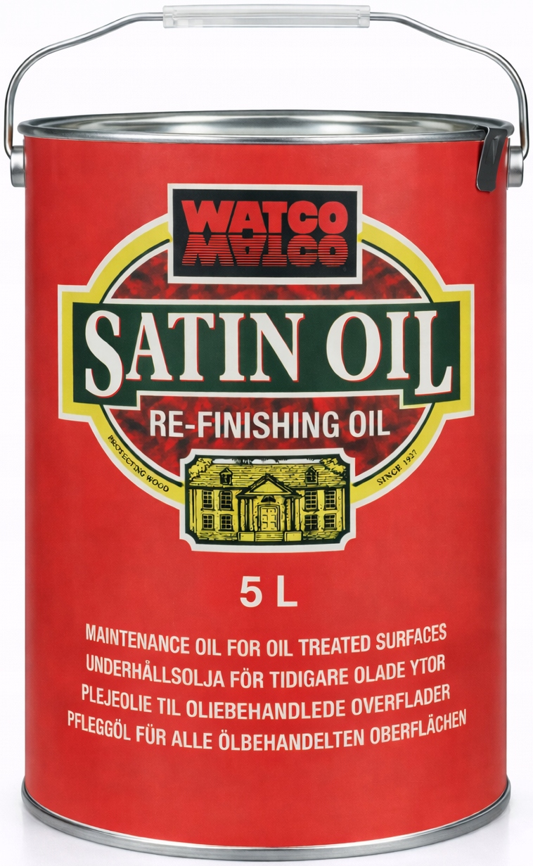 Timberex Watco Satin Oil 5L olej na péči o dřevo, saténový efekt