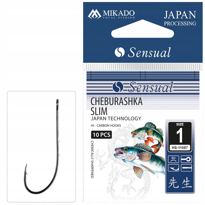 

Haczyki Do Czeburaszki Mikado Sensual Slim Nr 3/0