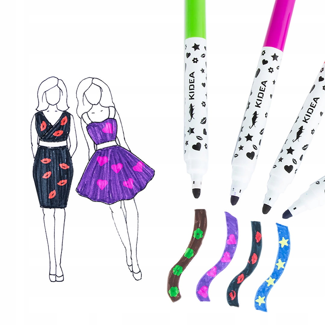 MAGICZNE FLAMASTRY ZE STEMPELKAMI KIDEA 6790