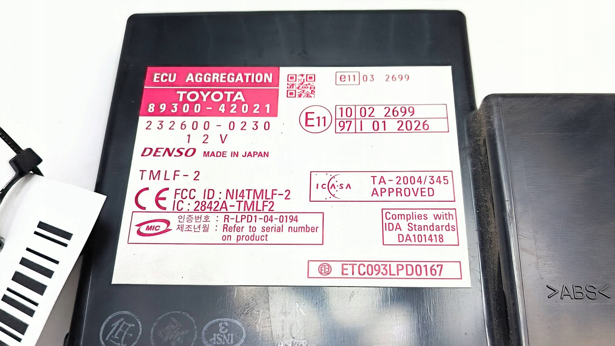 module 89300-42021 TOYOTA RAV-4 III