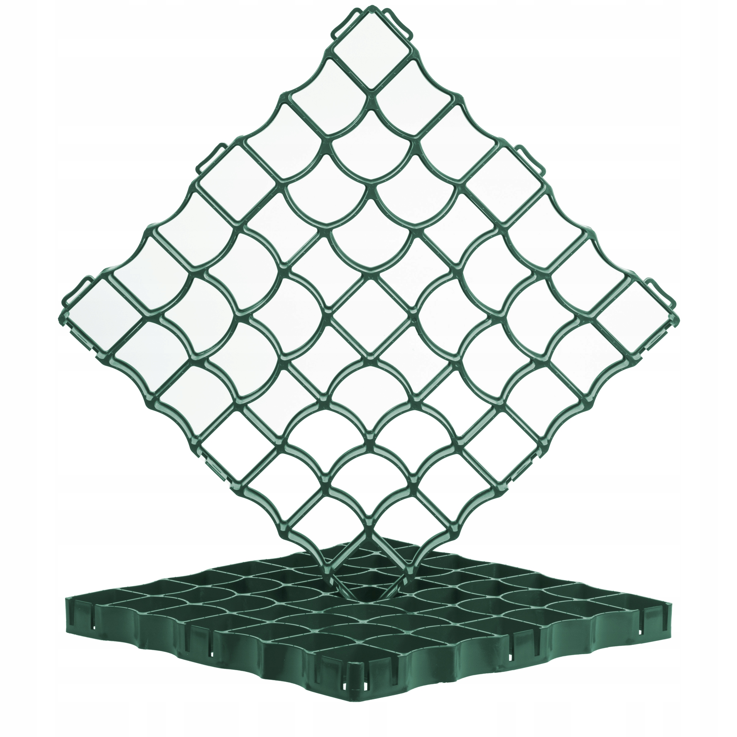 20x Kratka Parkingowa Trawnikowa Drogowa 50x50x4 GEOKRATA ZIELONA EKO Marka bez marki