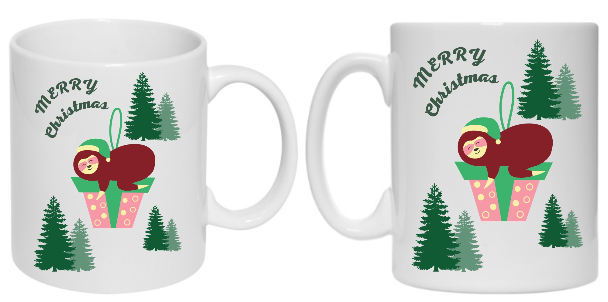 KUBEK PREZENT ŚWIĘTA BOŻEGO NARODZENIA WESOŁYCH Pojemność 330 ml