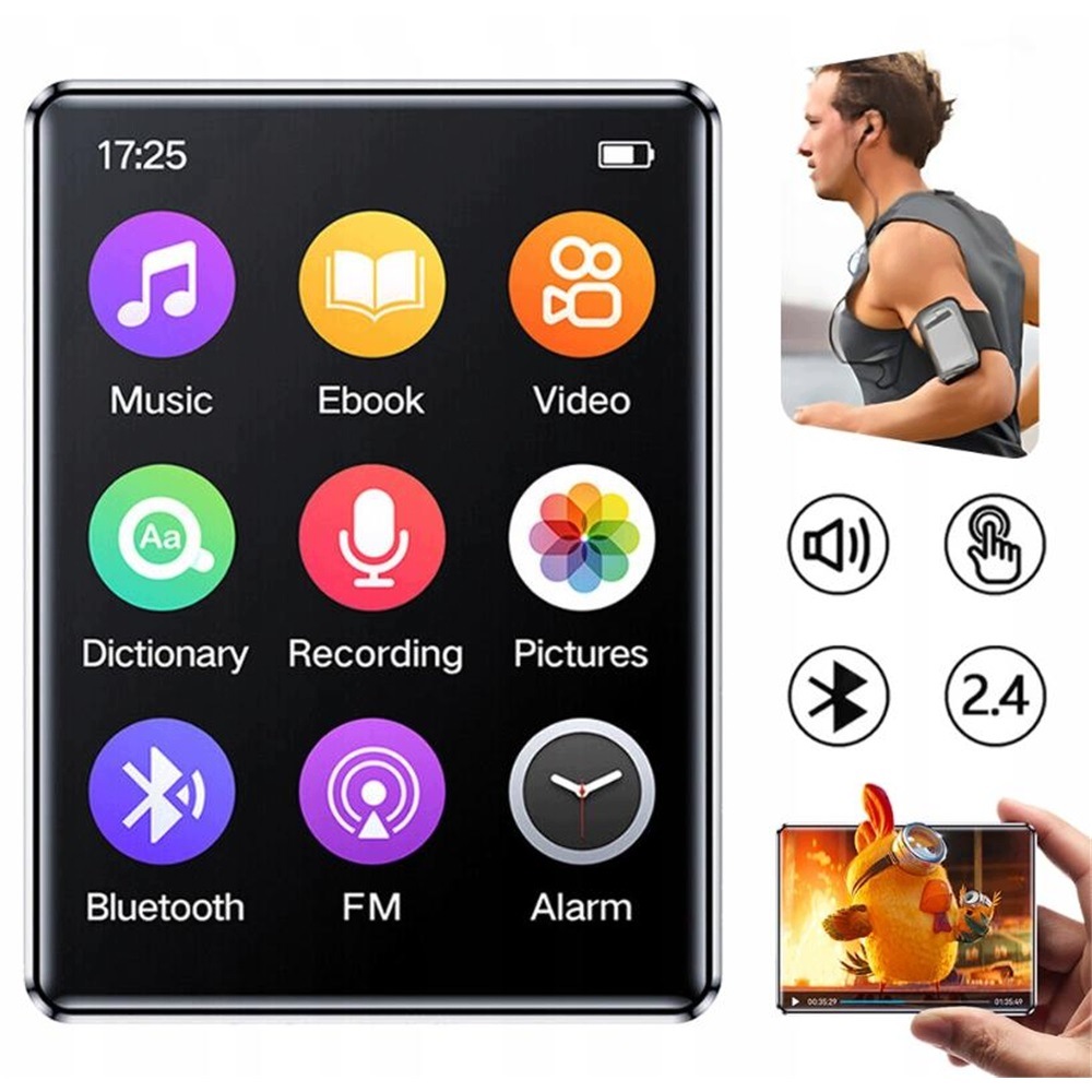 Matryca Ips Odtwarzacz MP4 Audio MP3 Dotykowy Multimedialny