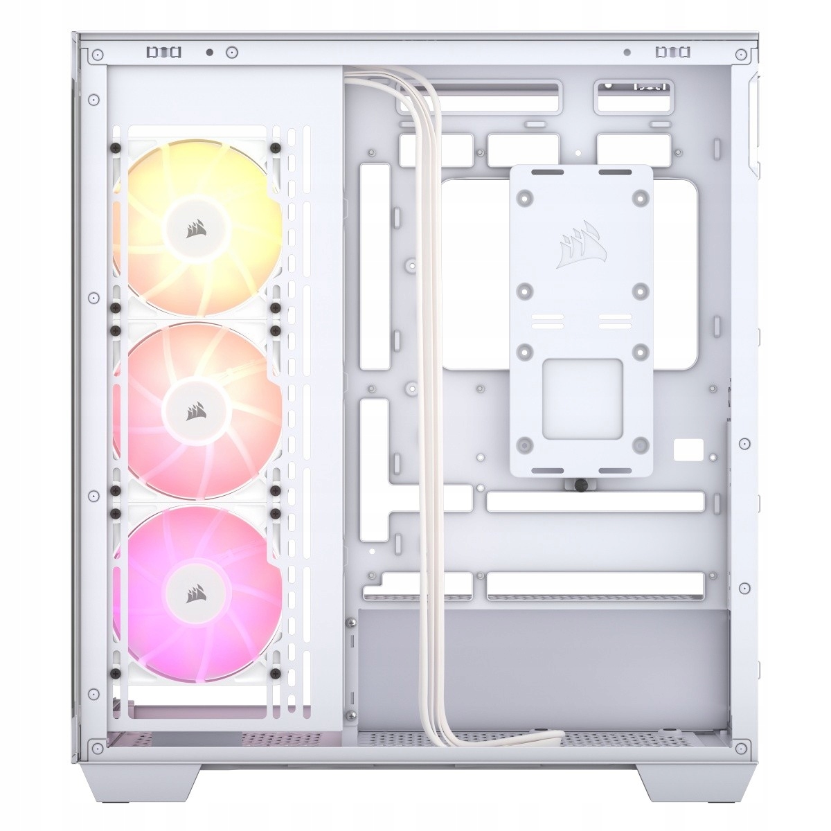 Corsair 3500X Tempered Glass Mid-Tower, White — 12